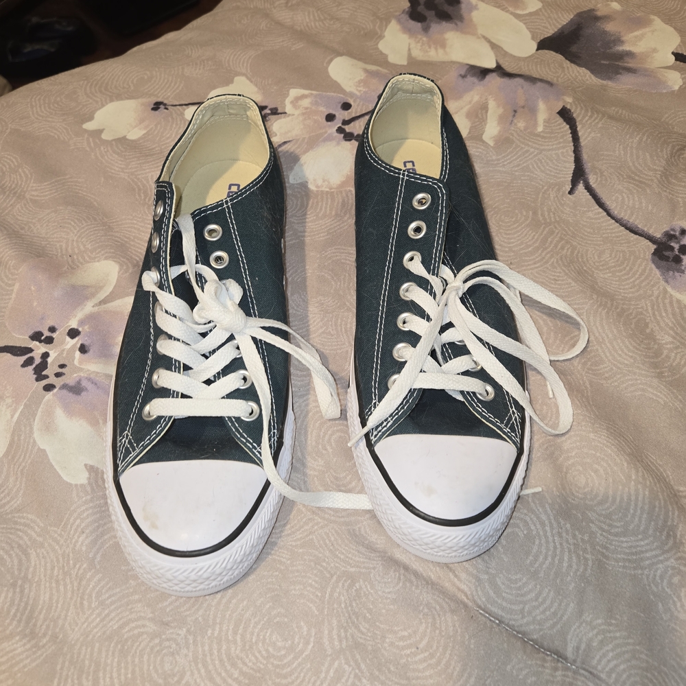 Converse Dark Green Athletic Shoes